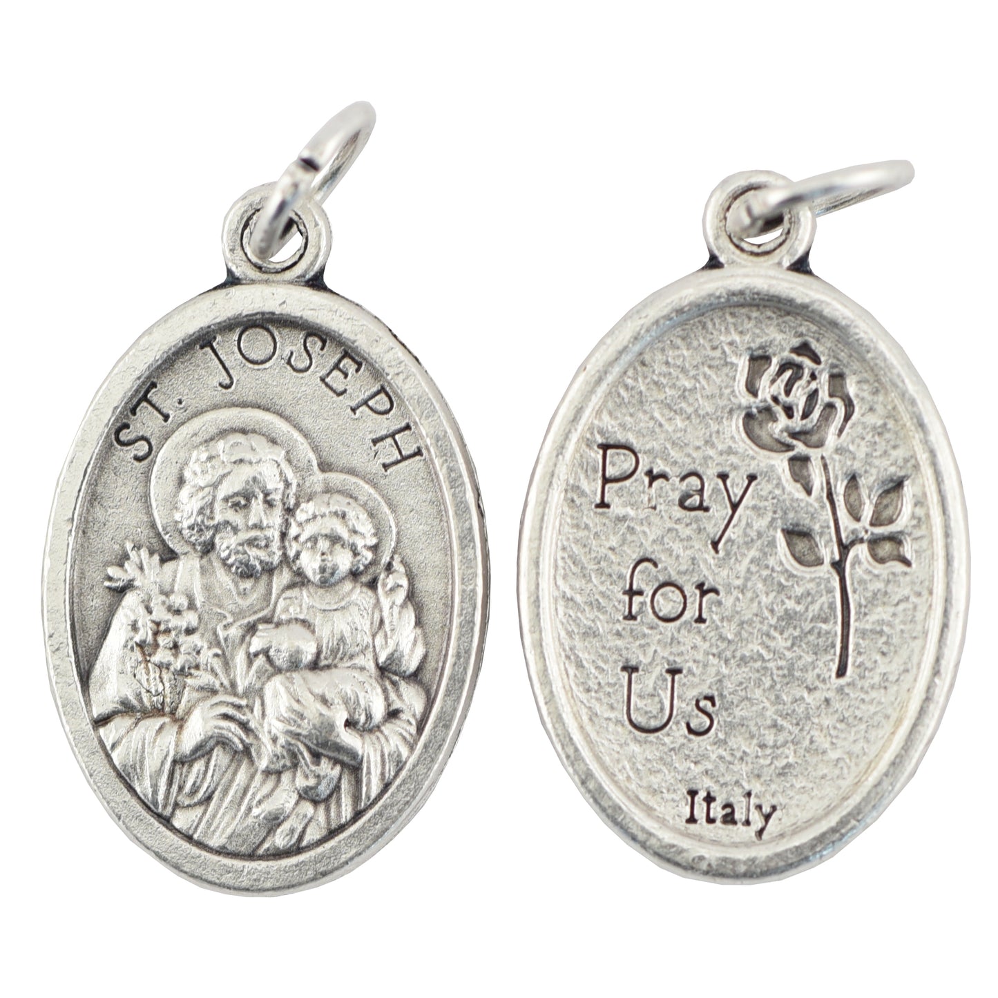 St. Joseph Oxidized Medal (Package of 12)