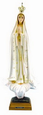 Our Lady of Fatima Statue with Crown